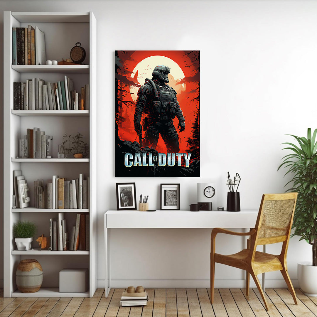 Call of Duty: Red Horizon | Gaming Canvas Poster