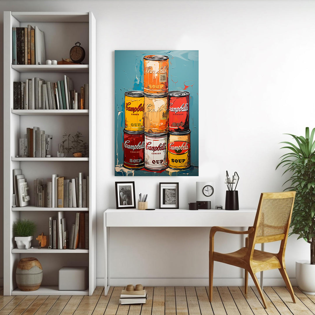 Pop Art Pantry - Andy Warhol Style | Art Canvas Poster