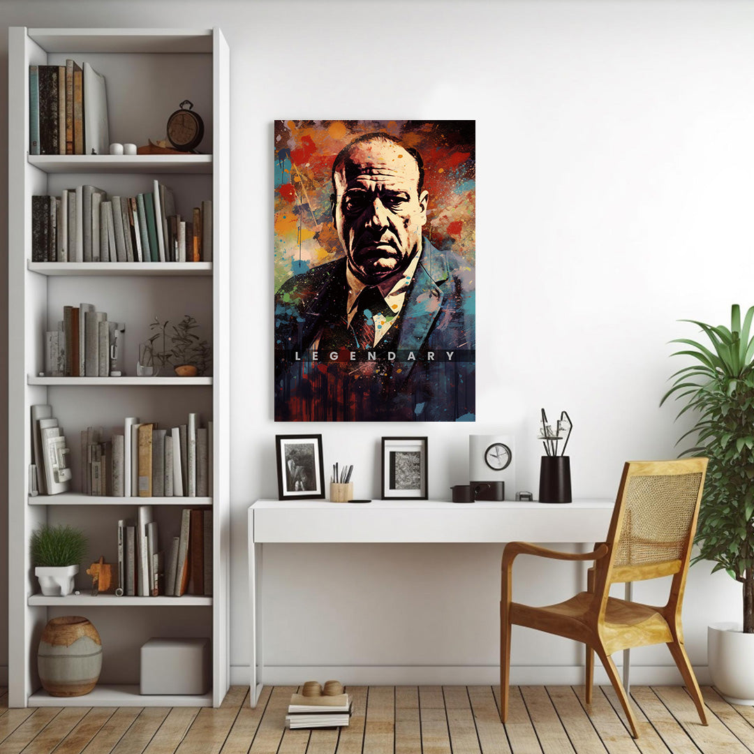 Tony Soprano: The King of New Jersey | Sopranons | Movies & Shows Canvas Poster