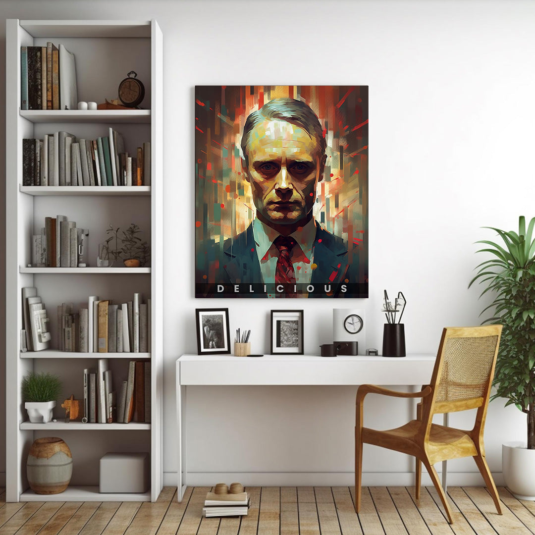 Hannibal Lecter | Culinary Enigma | Hannibal | Movies & Shows Canvas Poster