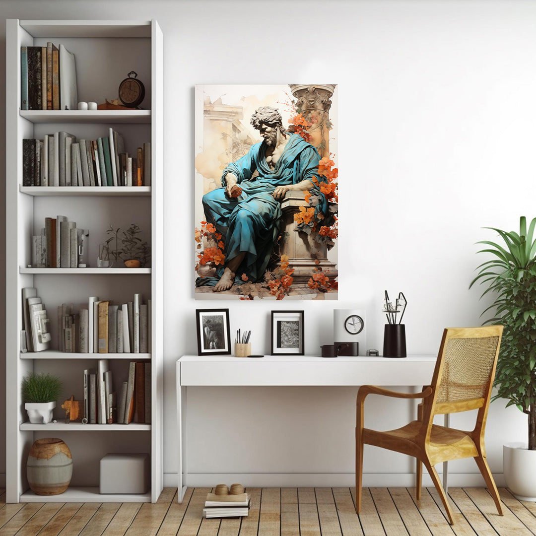 Melancholy - Michelangelo Style | Art Canvas Poster