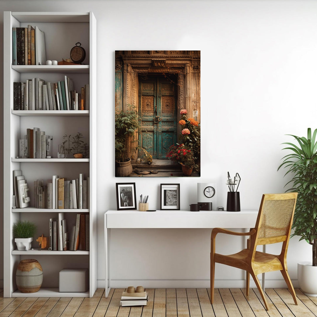 Whispers of History: Portal to the Past | Vintage Canvas Poster