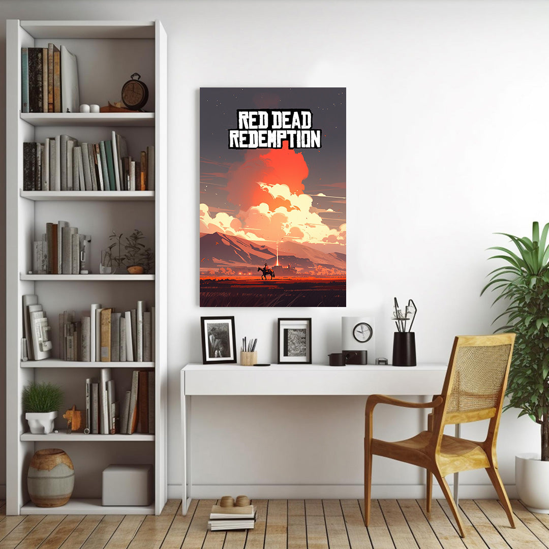 Red Dead Redemption: Dawn of Industry | Gaming Canvas Poster