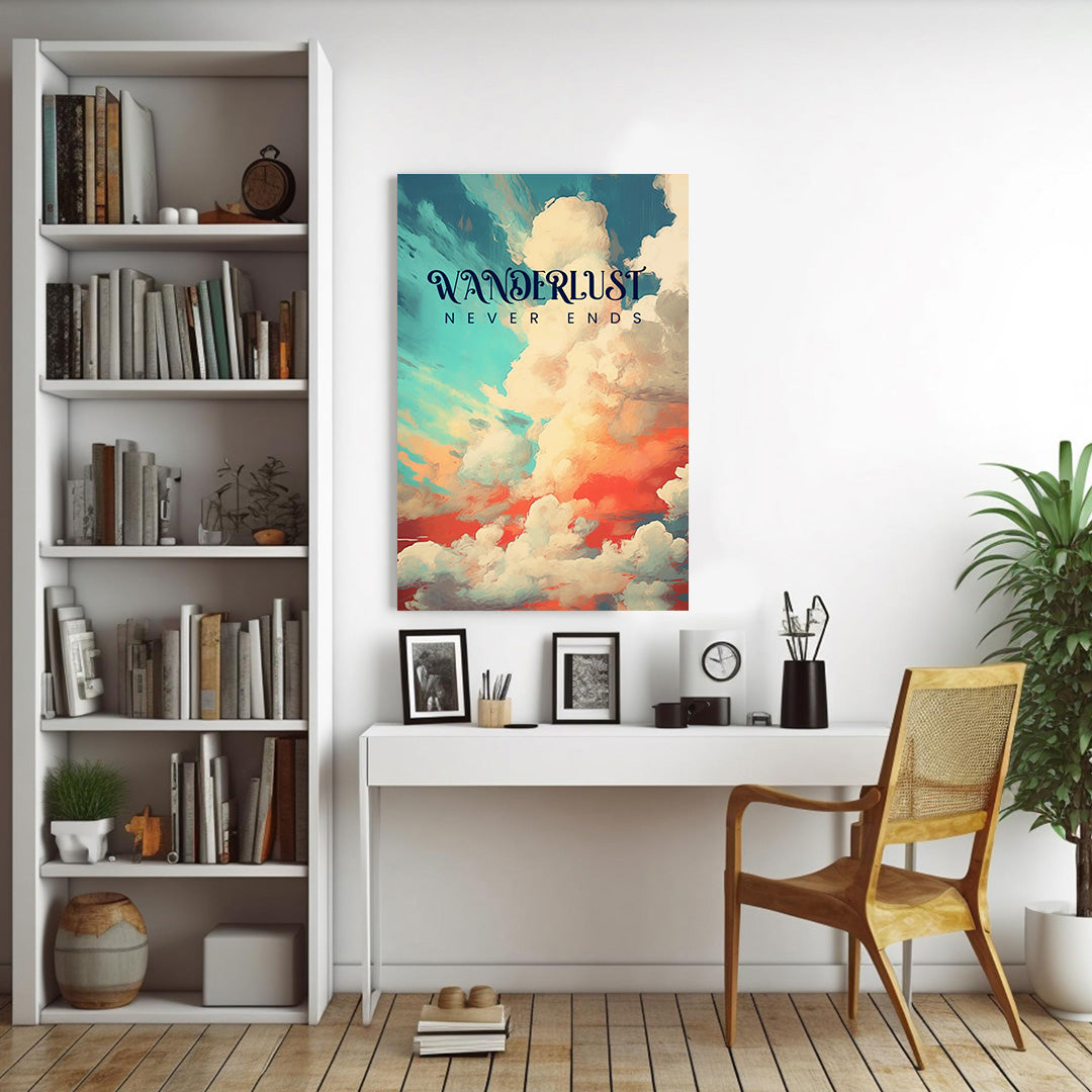 Celestial Cloudscape | Travel Canvas Poster