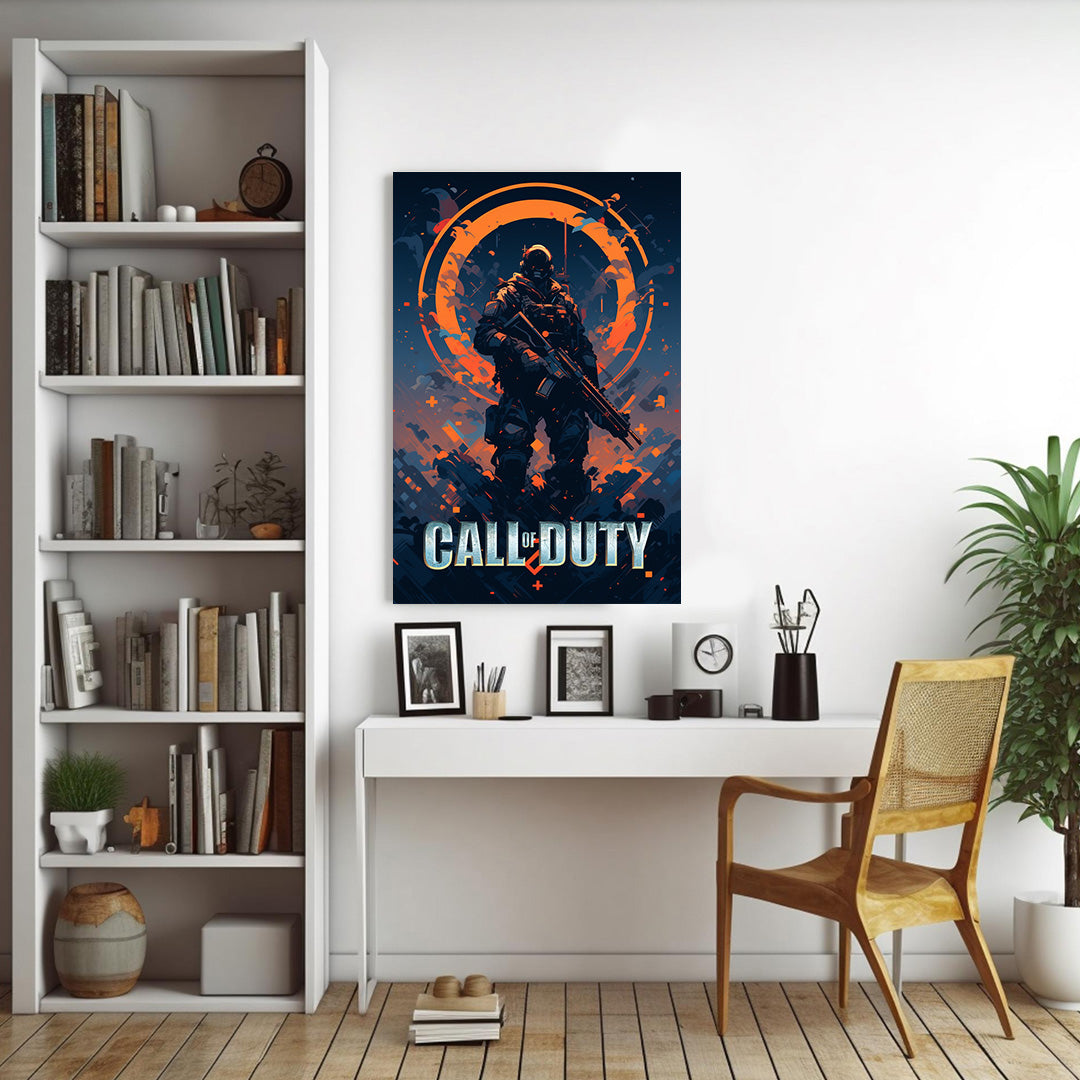 Call of Duty: Elite Warrior | Gaming Canvas Poster