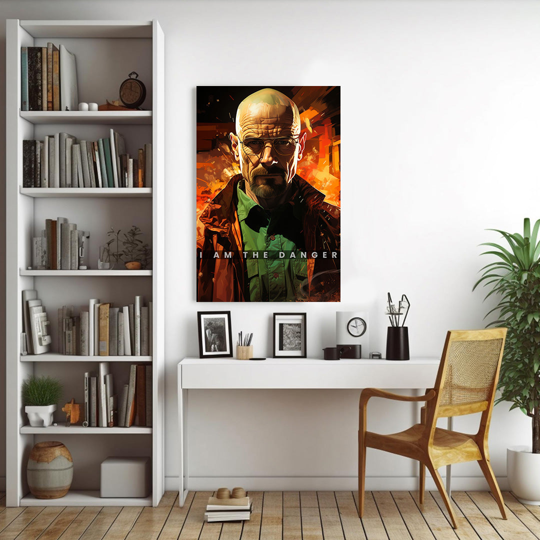 Walter White: Breaking Boundaries | Breaking Bad | Movies & Shows Canvas Poster