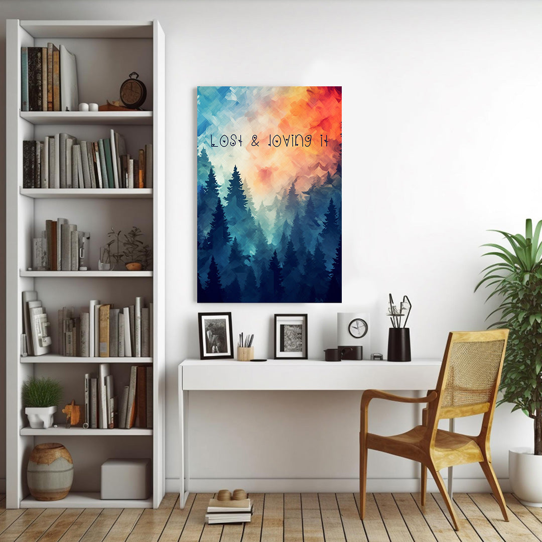 Mystic Forest Dawn | Travel Canvas Poster