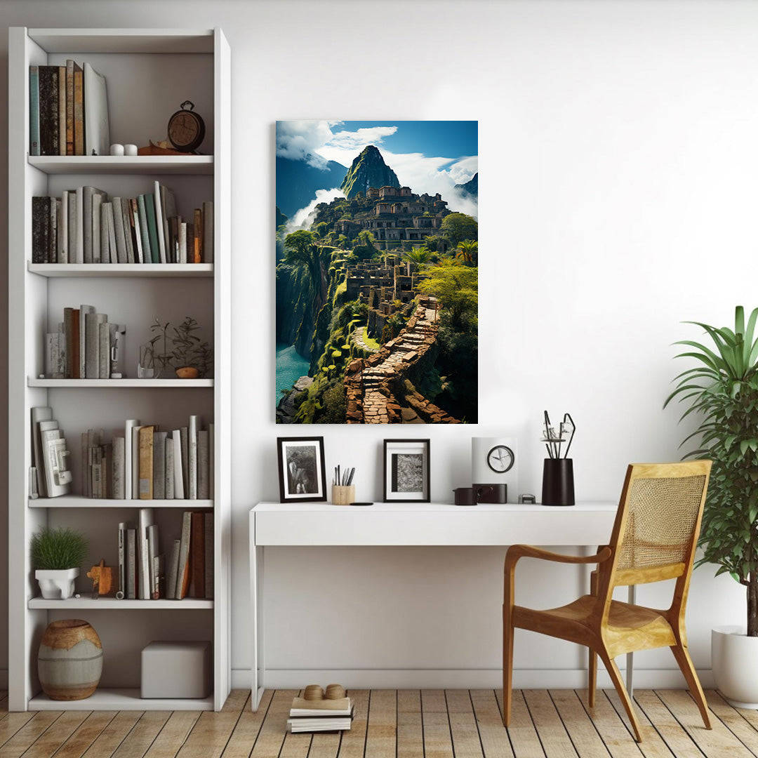 Mystic Heights: Machu Picchu | Travel Canvas Poster